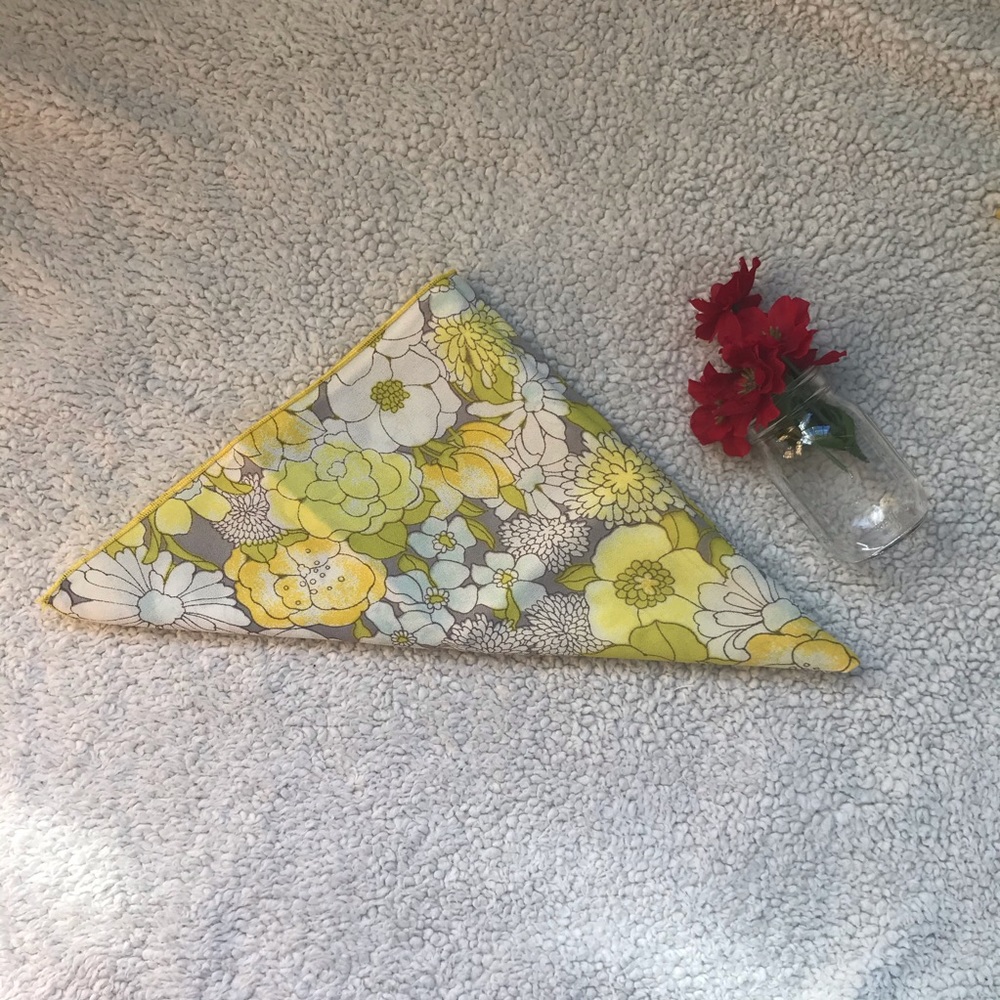 Yellow Floral Scarf